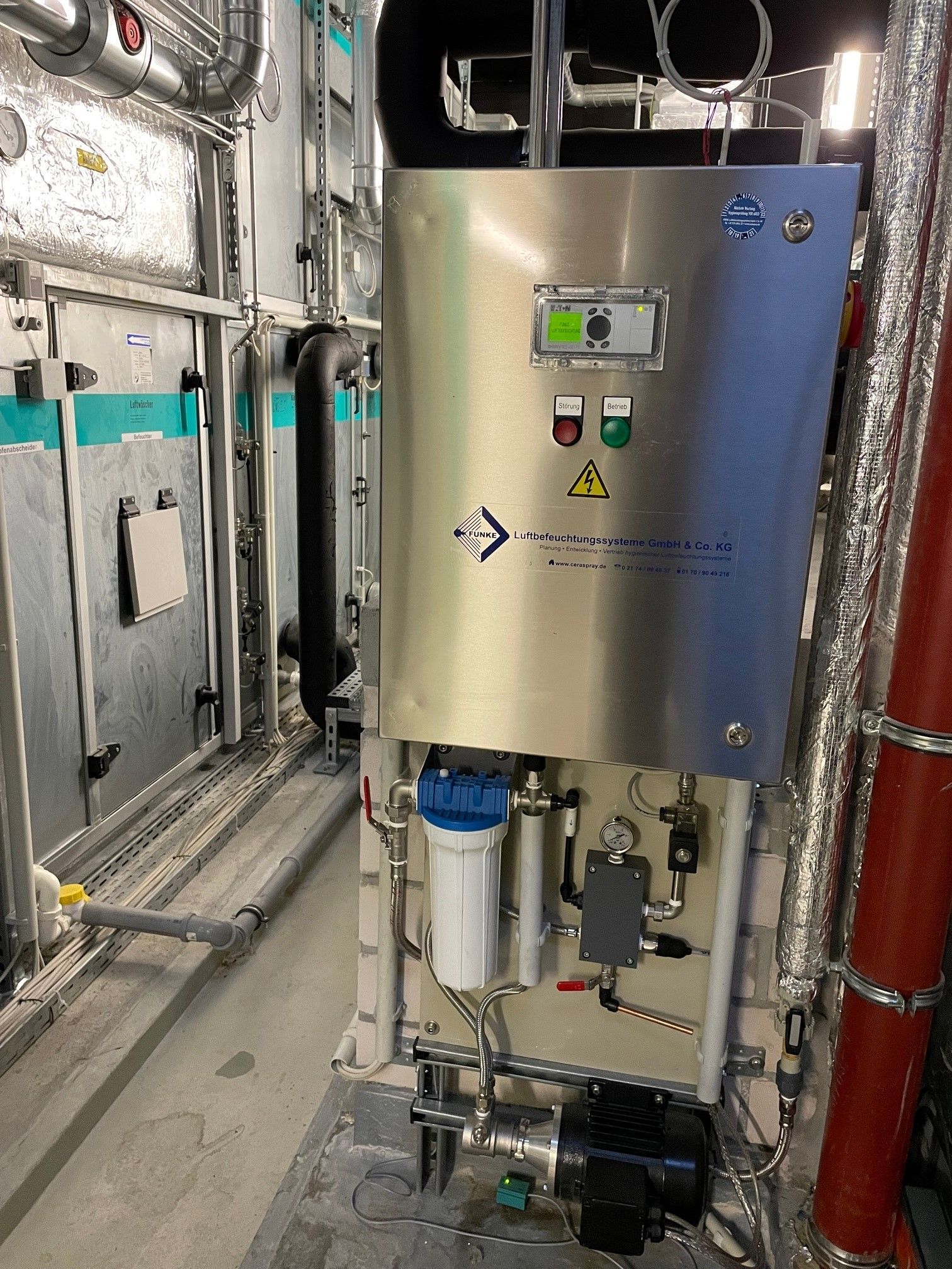 Steuerung Hybridbefeuchter ® Funke Luftbefeuchtung