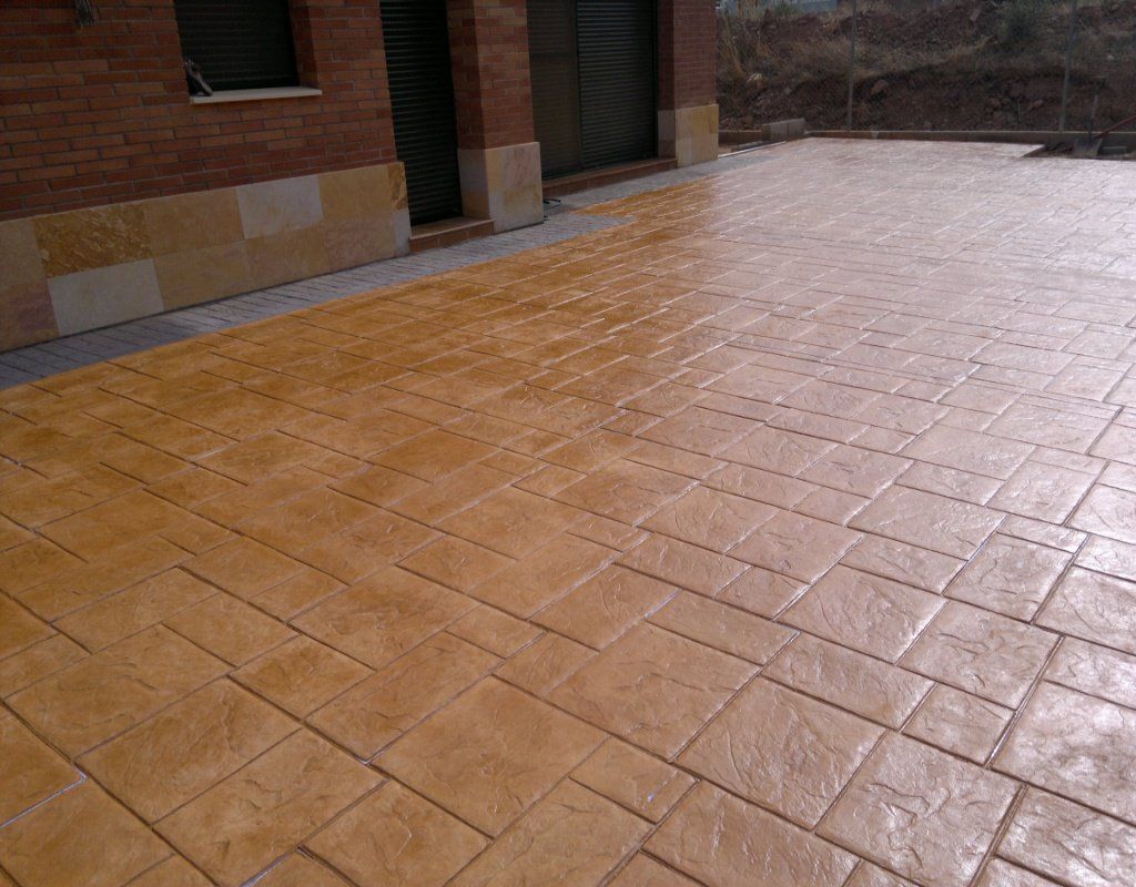 Hormigon impreso en Creixell