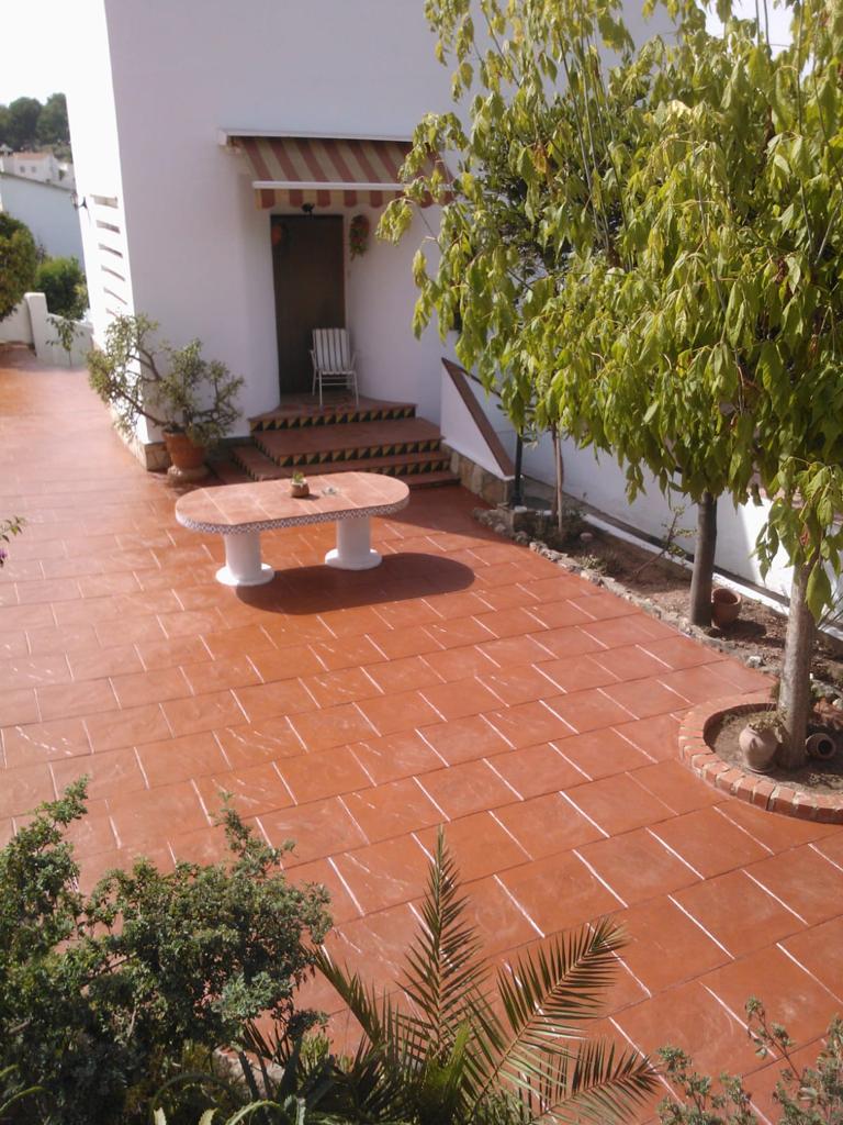 Hormigon impreso en Calafell