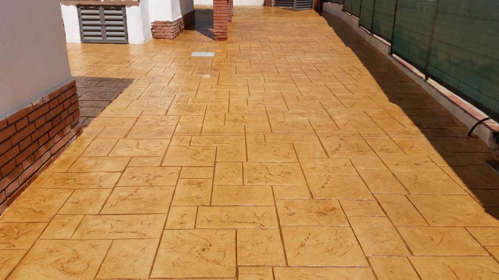 Hormigon impreso en Valls