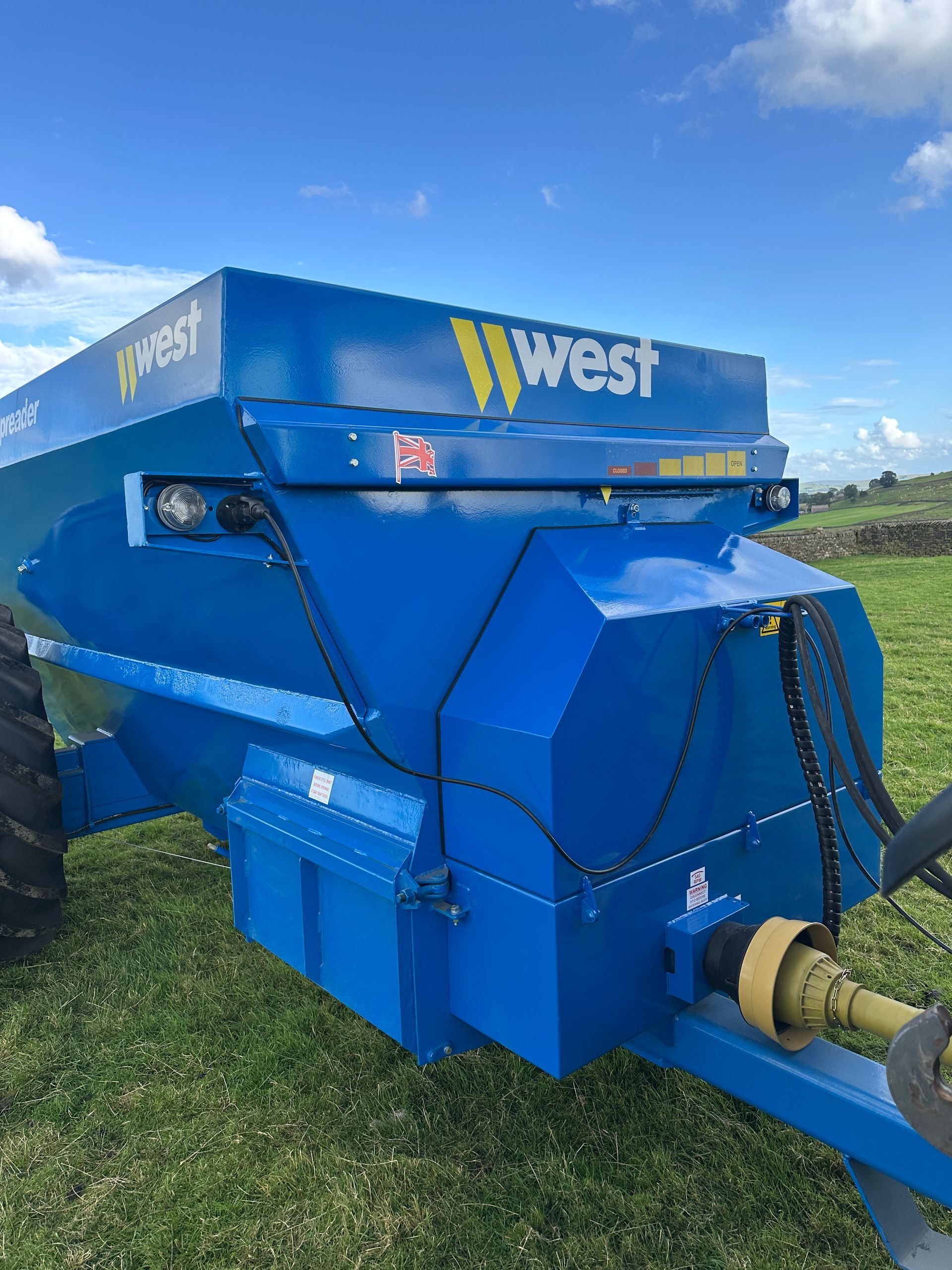 West Spreader, 1600 Dual Spreader, West 1600 Dual, Muck Spreader