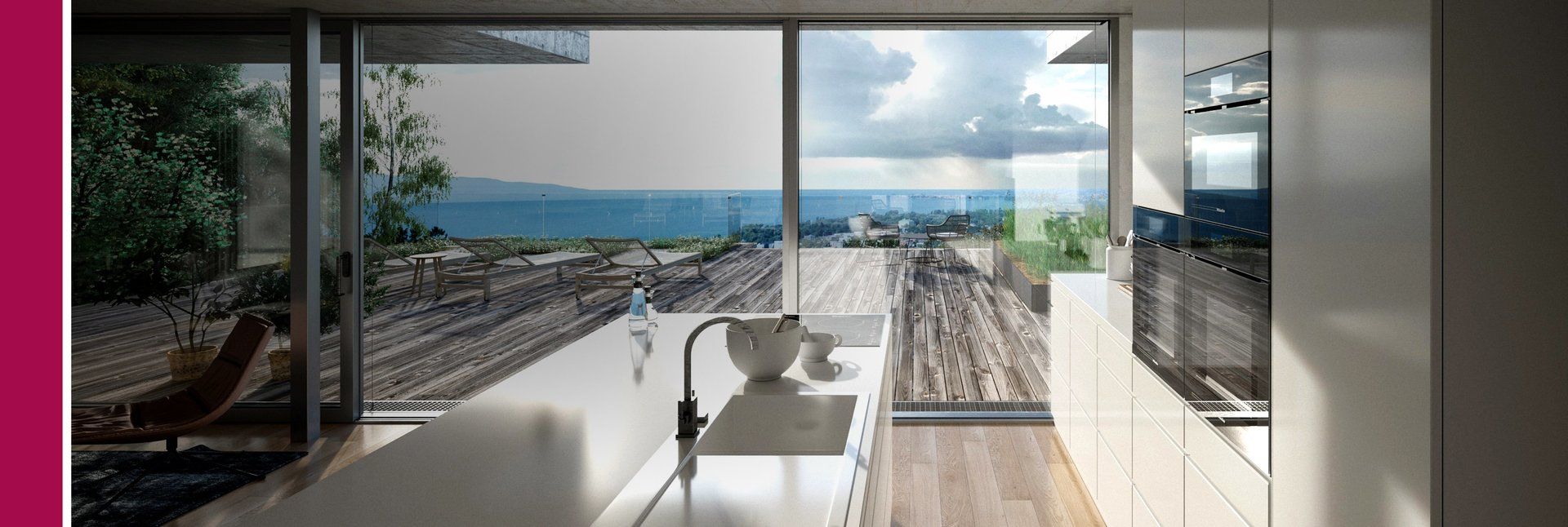 Luxuswonung Ahlborn Domiziele Bodensee Alpen Bregenz Lochau Terrasse Luxus