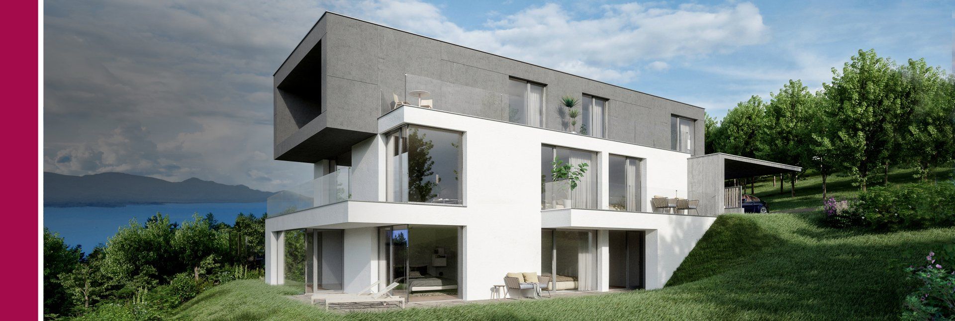 Haus am See, Seeblick, Bodensee, Penthousewohnung