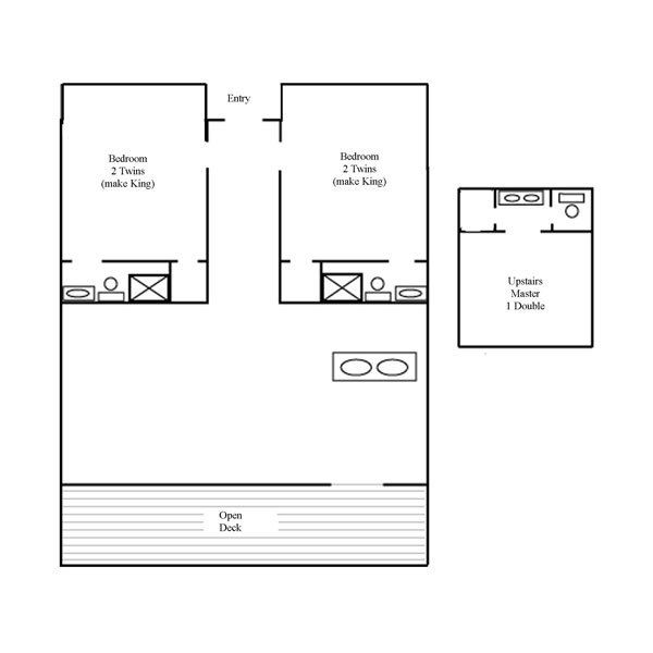 Casa de mi Suenos Beach House floor plan