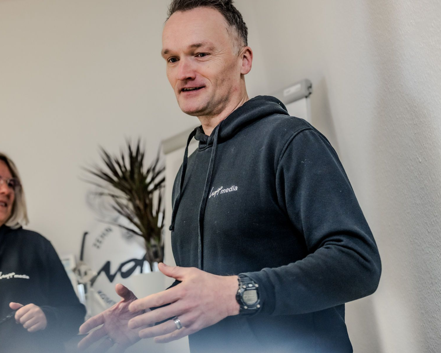 Steffen Anton im Gespräch.