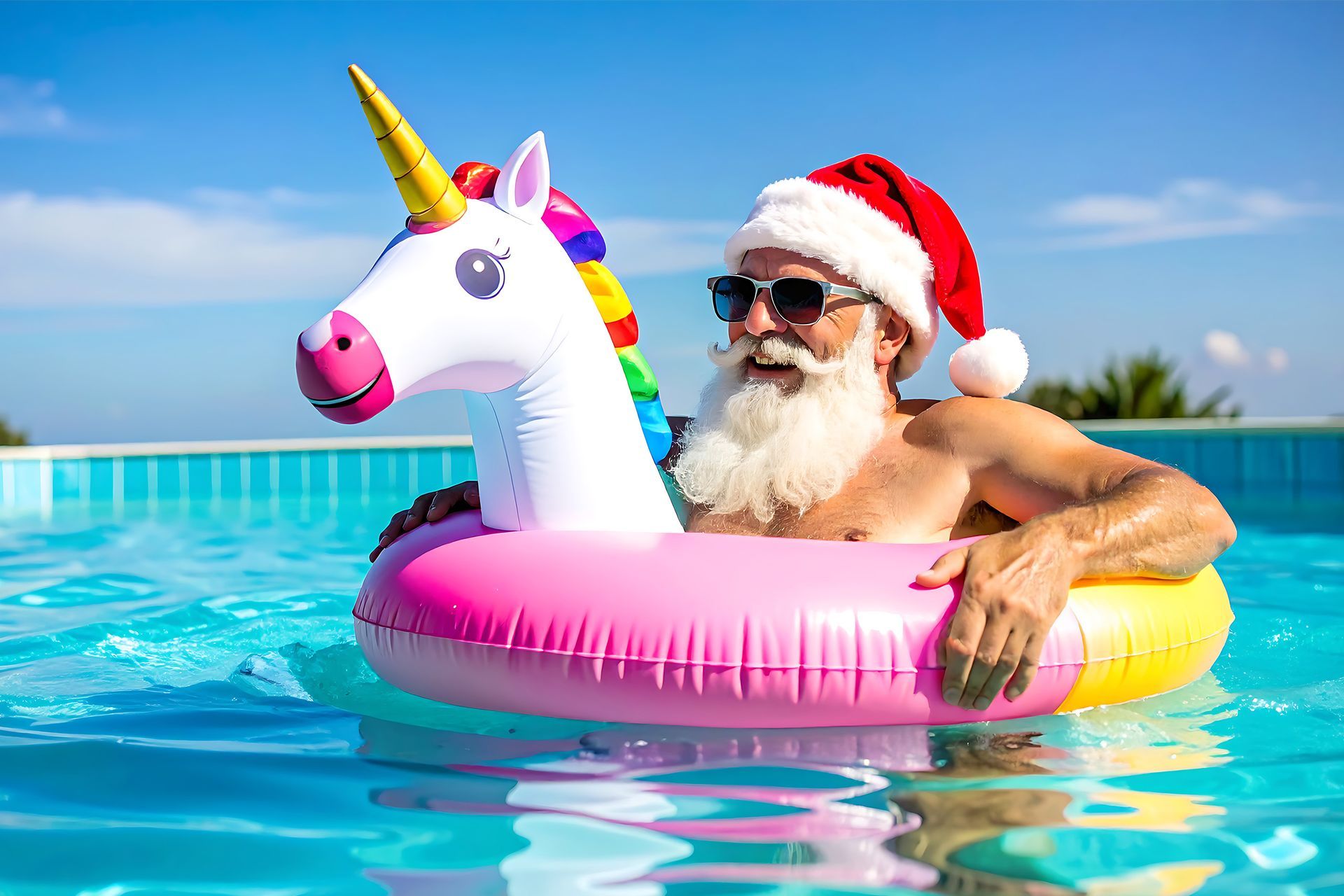 Illustration eines Weihnachtmannes zur Weihnachtskampagne für Werbeartikel und Kundengeschenke