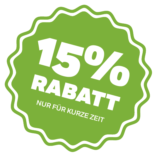Werbegrafik zur 15-Jahre-Jubiläumsaktion der Firma hopp media.