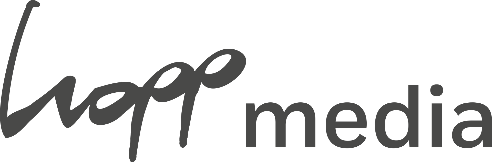 Logo der Firma hopp media