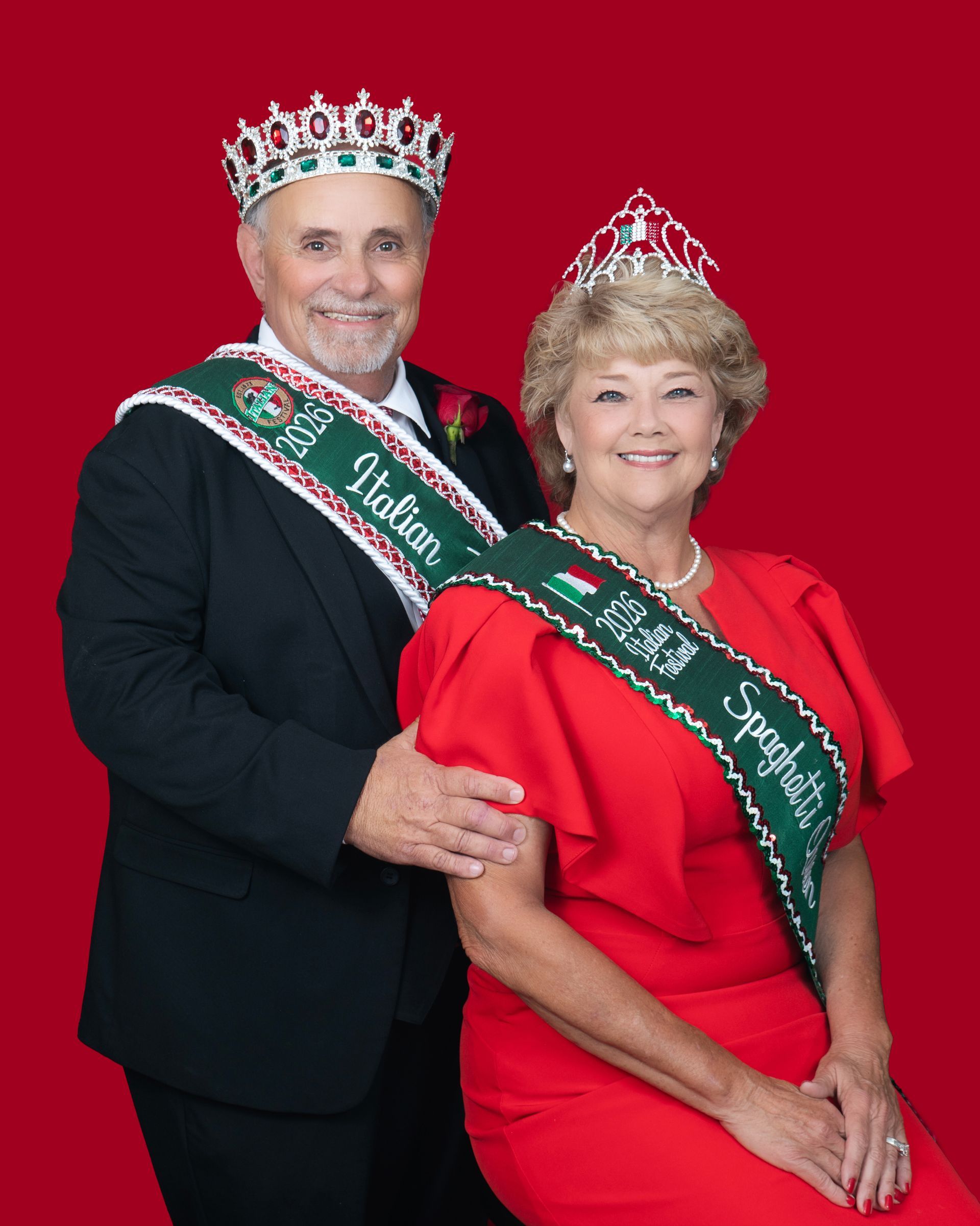 Carlos Notriano, Italian Festival King and Kim Notriano, Italian Festival Spaghetti Queen