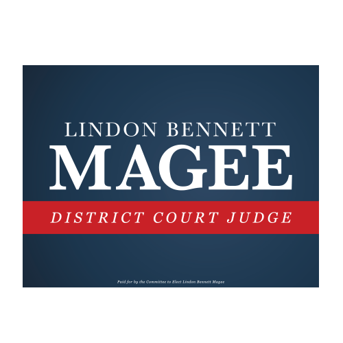 Lindon Bennett Magee District Court Judge Logo