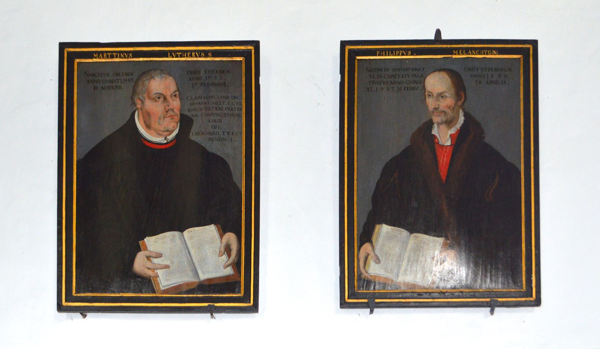Gute Kopien von Bildern des Lucas Cranach aus der Zeit um 1600.