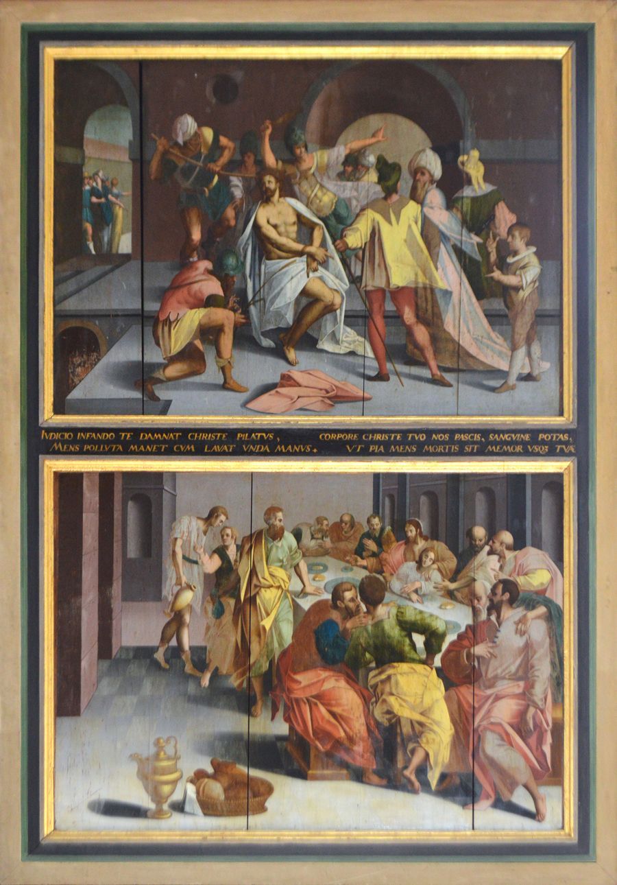 Seitenflügel: Szene aus der Passionsgeschichte