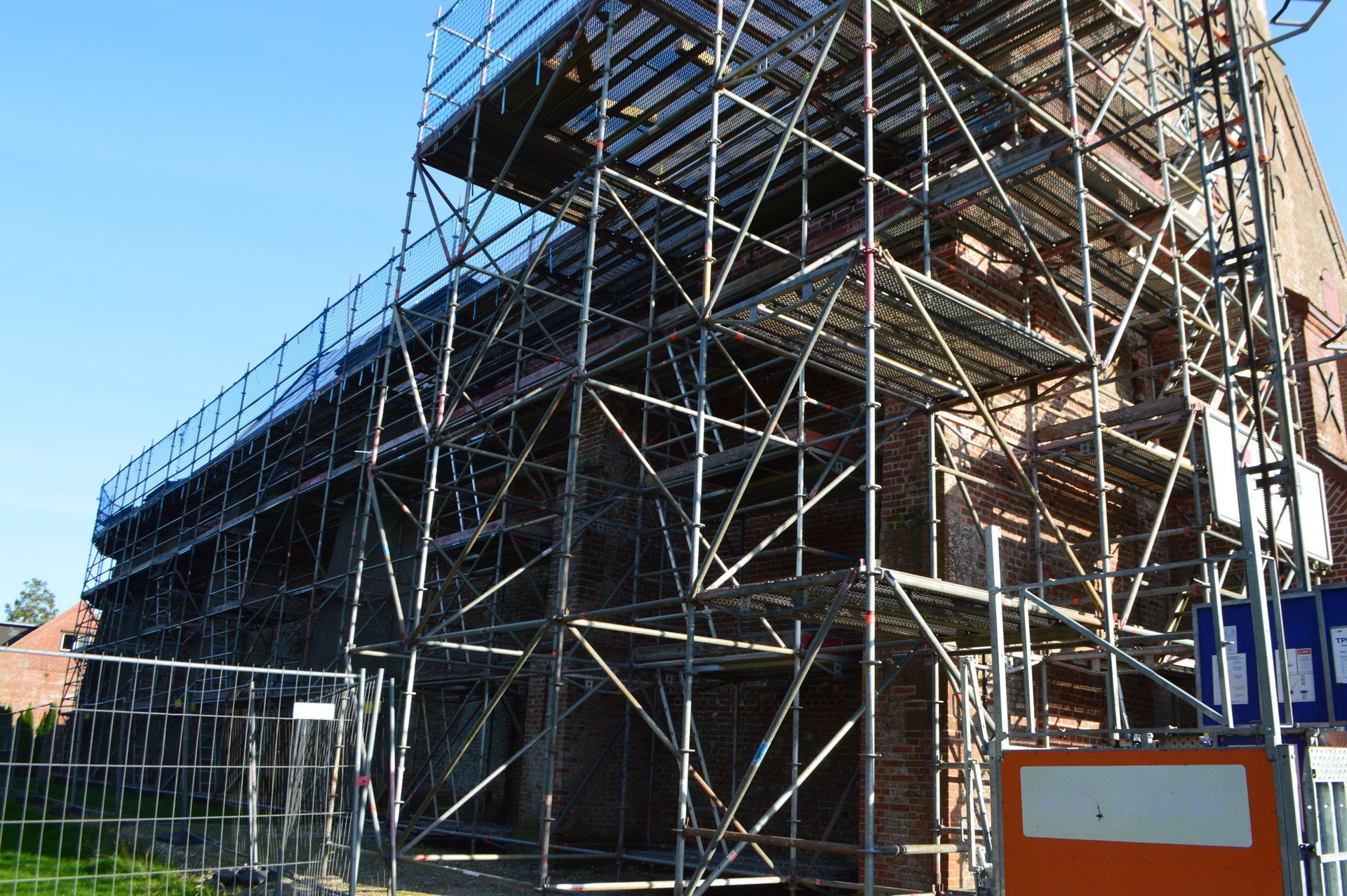Gerüst Nordseite