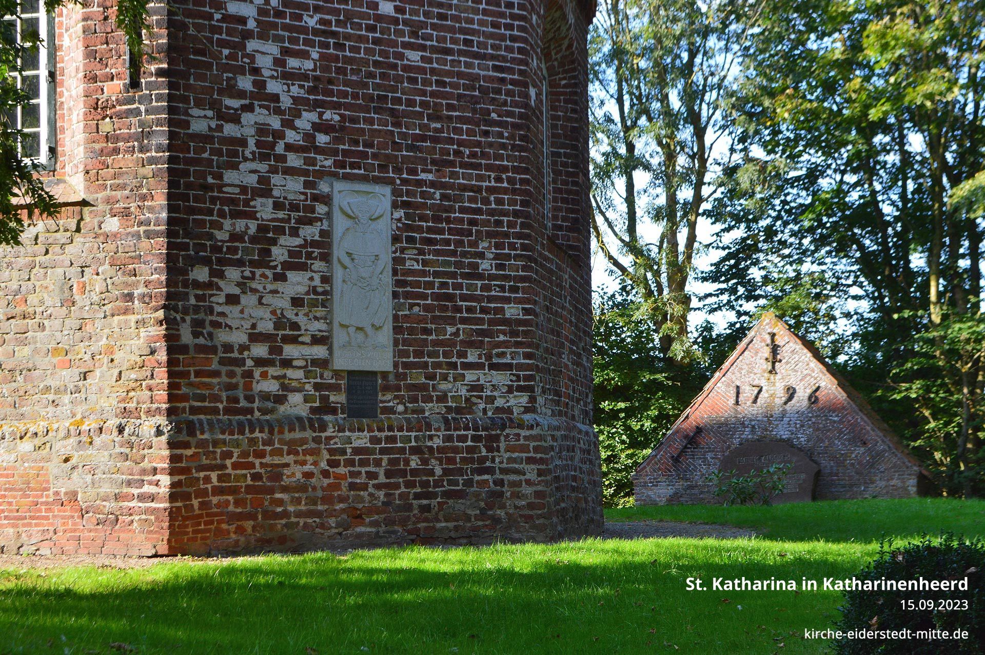 Das Bild zeigt die südöstliche Kirche.