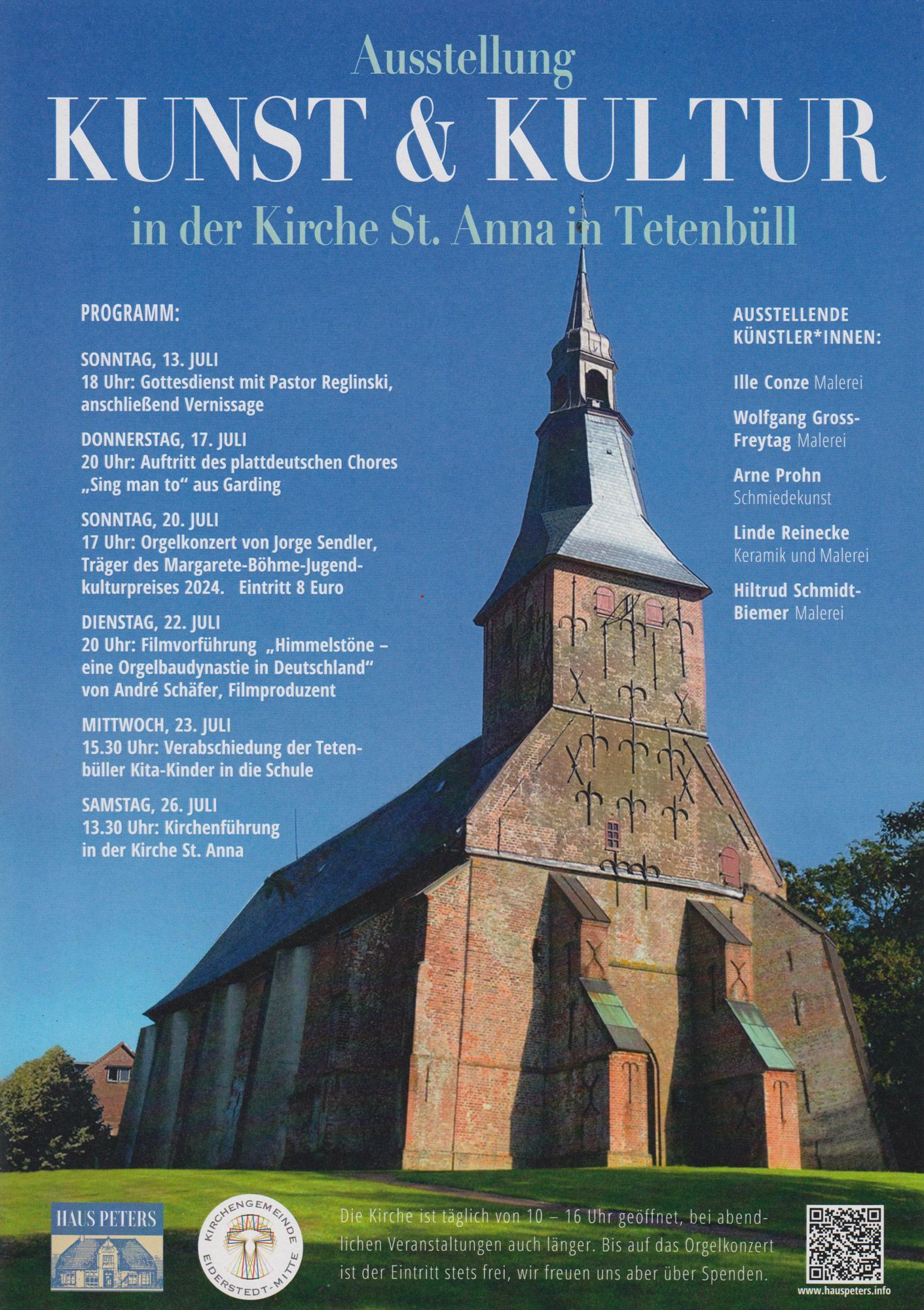 Ausstellung Kunst & Kultur in der Kirche St. Anna