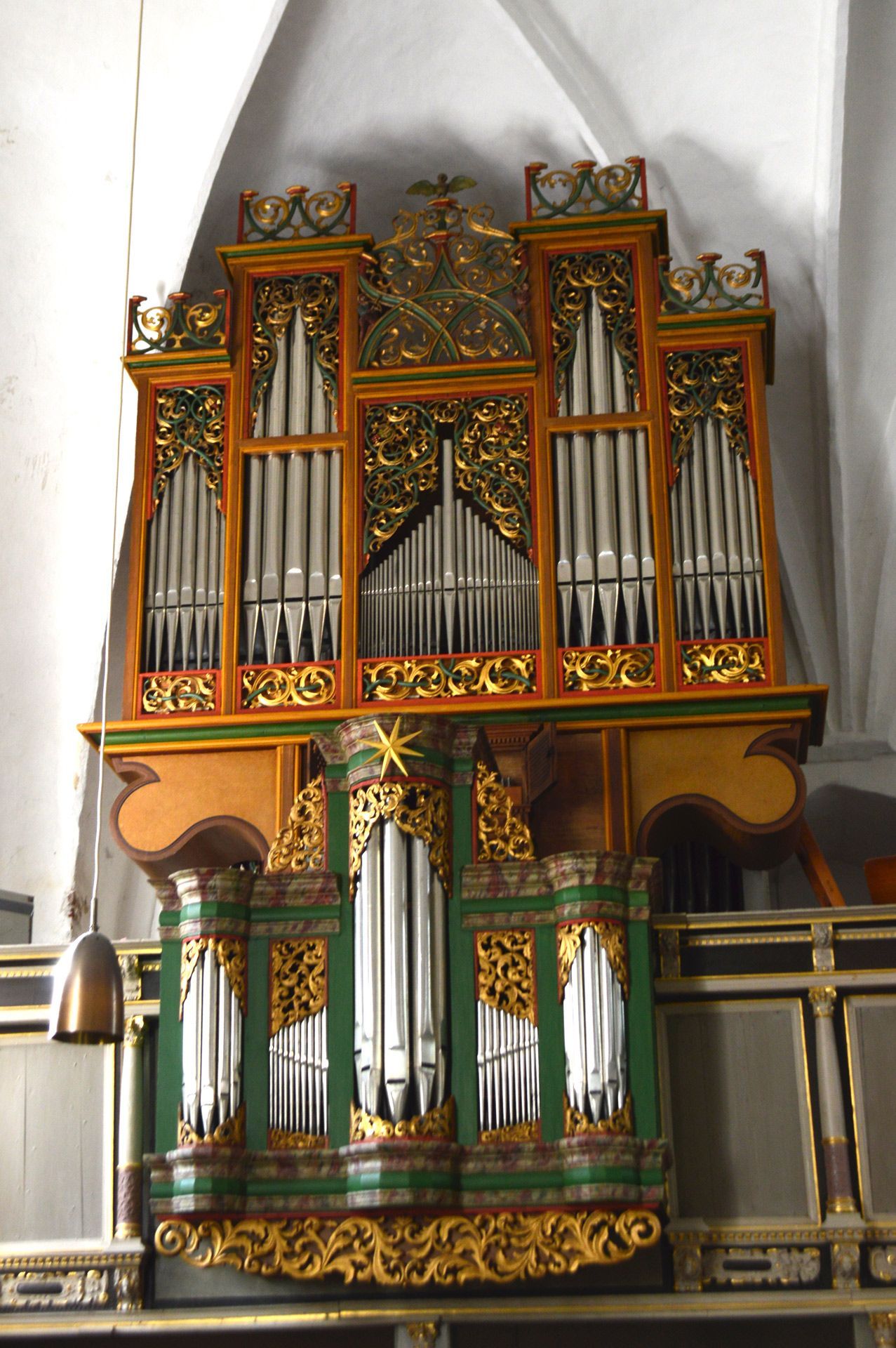 Kirche St. Christian in Garding. Orgel.