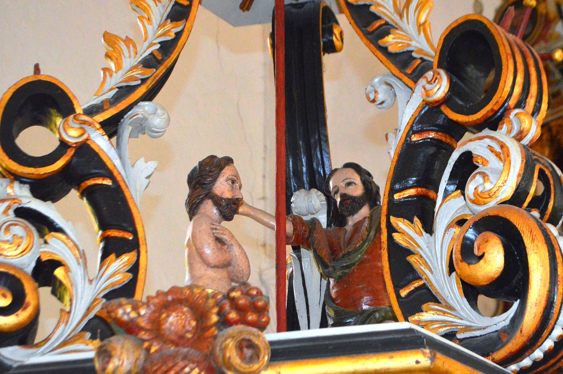 Kirche St. Christian in Garding. Taufe.