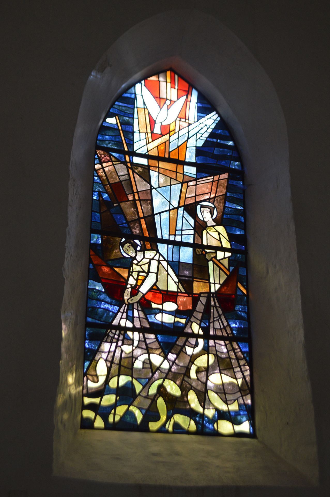 Kirche St. Christian in Garding. Gotisches Fenster.