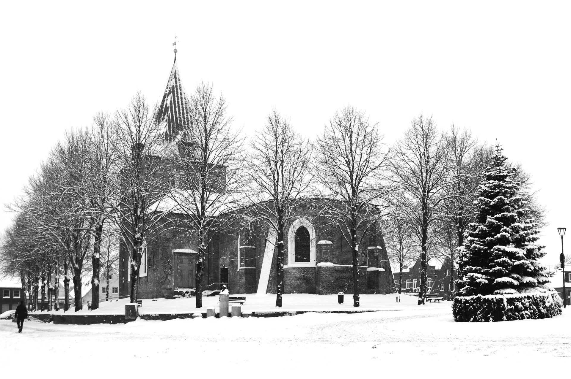 Kirche St. Christian im Winter 2023