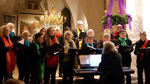 Kirchenchor St. Christian Garding Das Bild zeigt den Kirchenchor St. Christian Garding