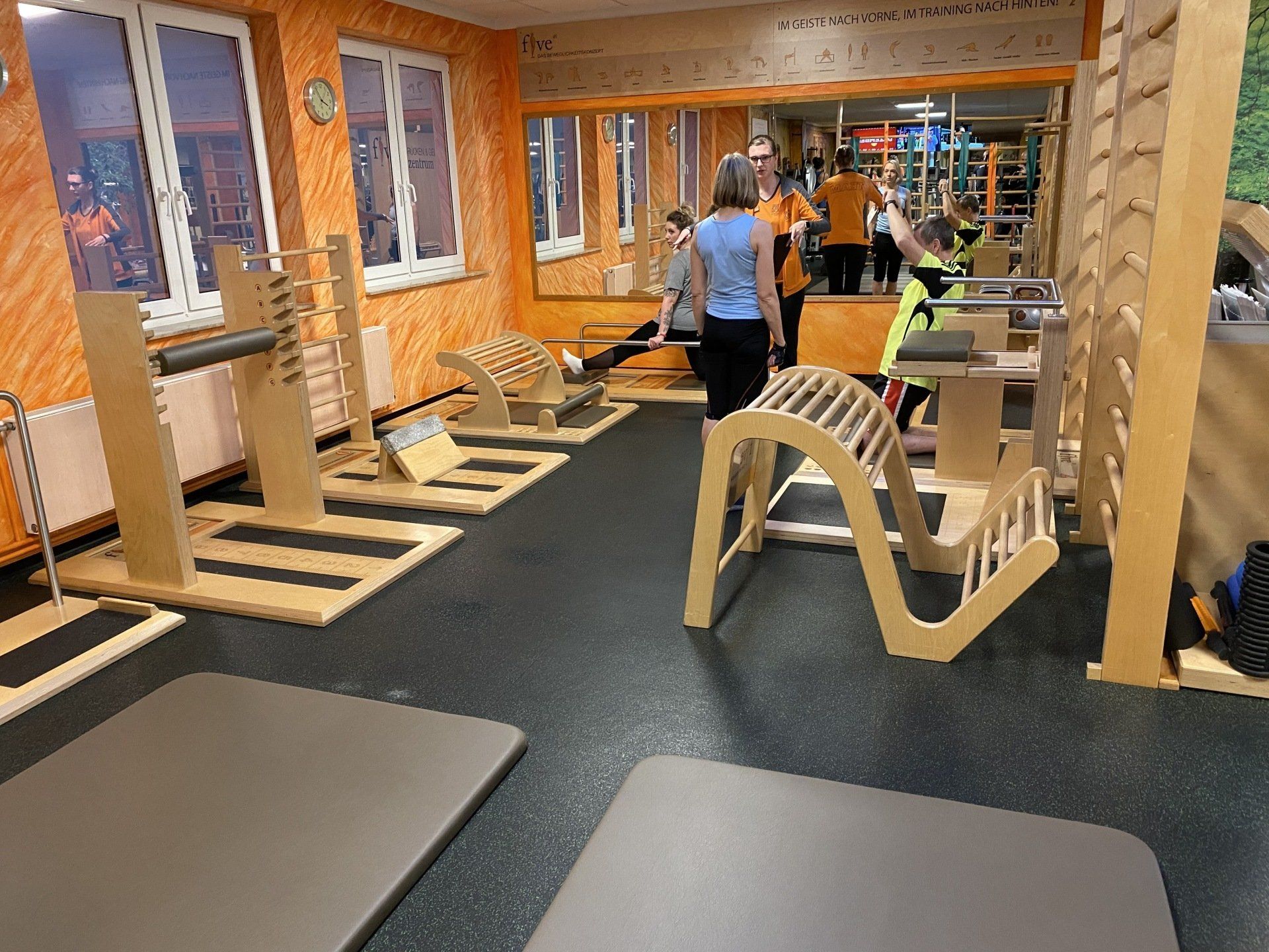 five, Beweglichkeit, schmerzen, rücken, Fitness