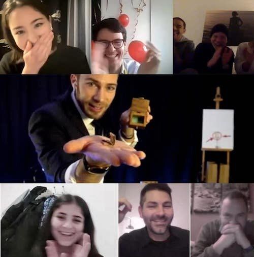 Collage bestehend aus echten Publikumsreaktionen unserer verschiedenen Kunden