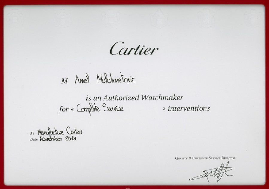Cartier Uhrmacher