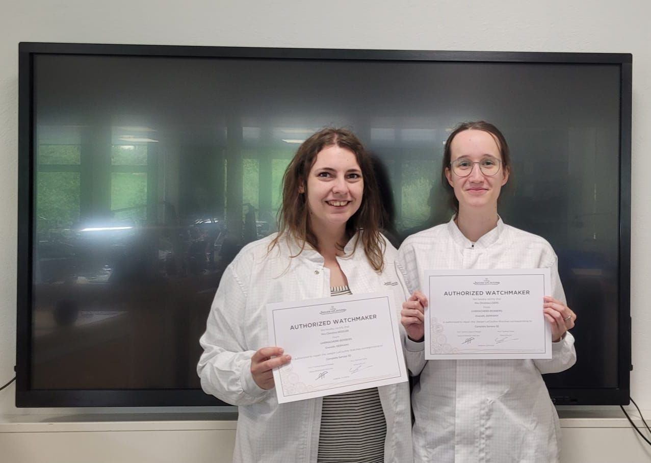 IWC zertifiziert IWC Uhrmacher