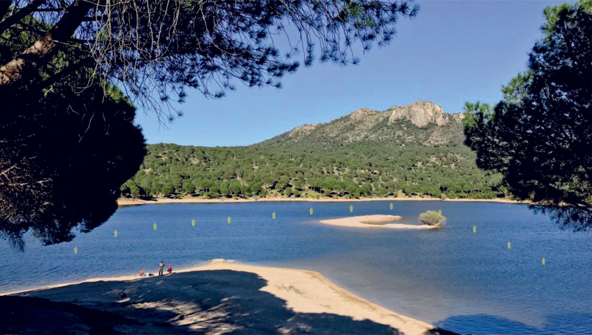 playa de bandera azul de Madrid