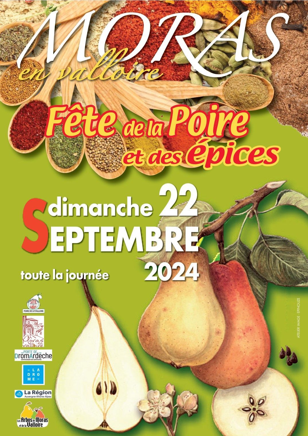 Fête de la poire 2024 Moras en Valloire