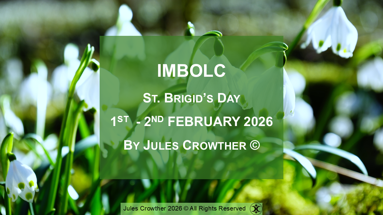 Imbolc and St. Brigid's Day, 1st - 2nd February 2026