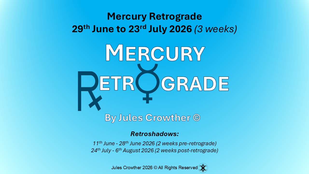 Mercury Retrograde, 29th June to 23rd July 2026