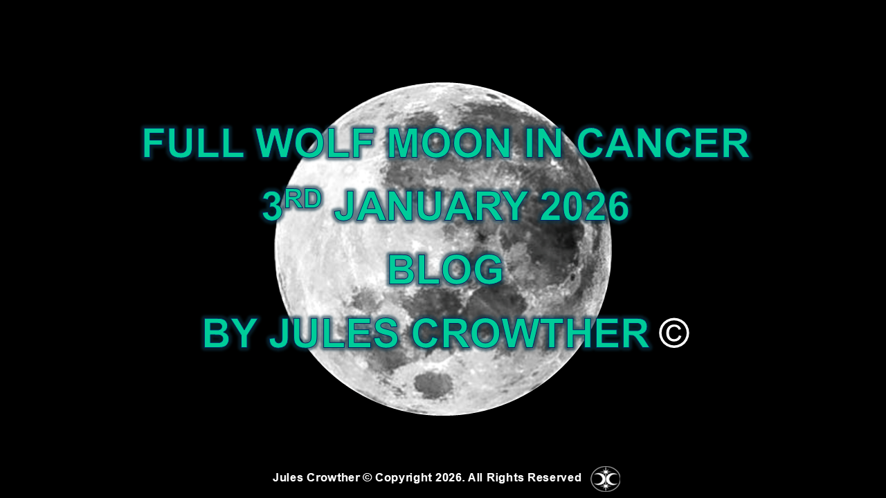 Full Wolf Moon in Cancer, 3rd January 2026. By Jules Crowther