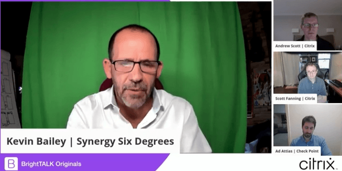 Kevin Bailey BrightTalk panel discussing how to secure an always on network