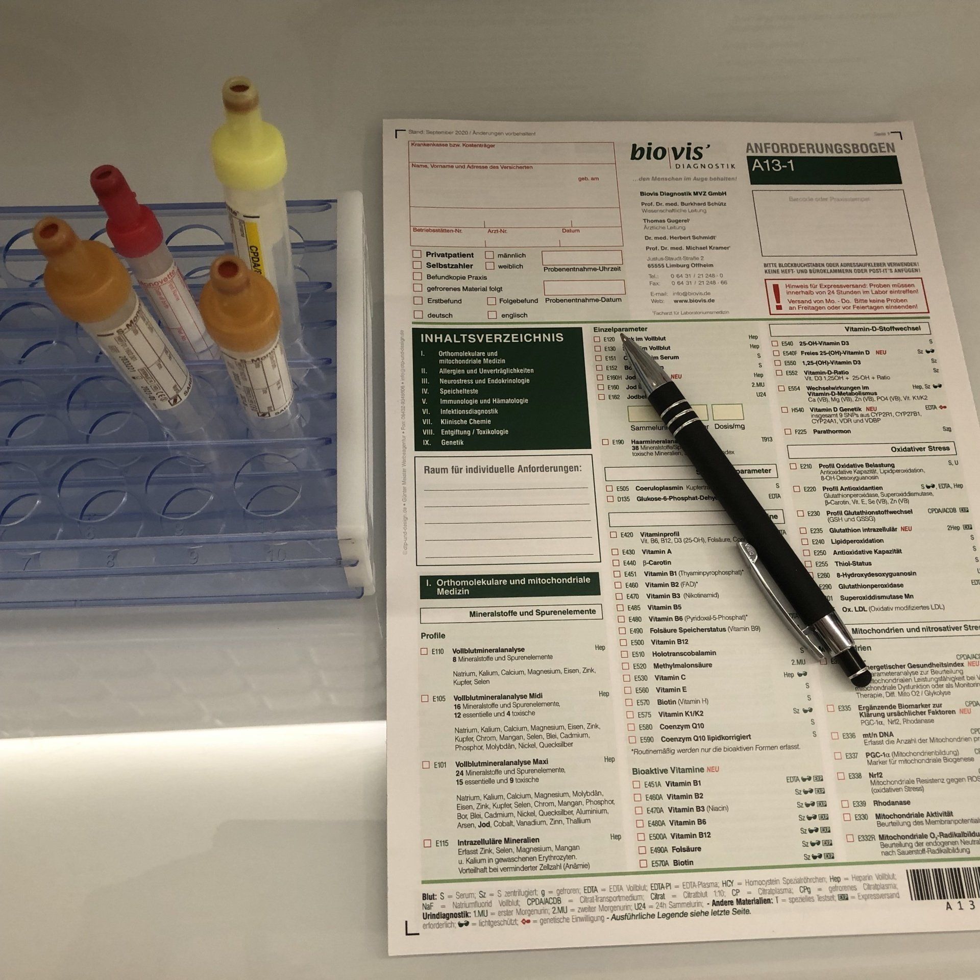 Labordiagnostik, Blutuntersuchungen, Speicheltests in Winnenden und Ludwigsburg, Naturheilpraxis Diana Rahn