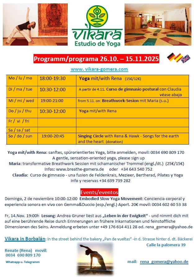 Vikara Yoga Programm