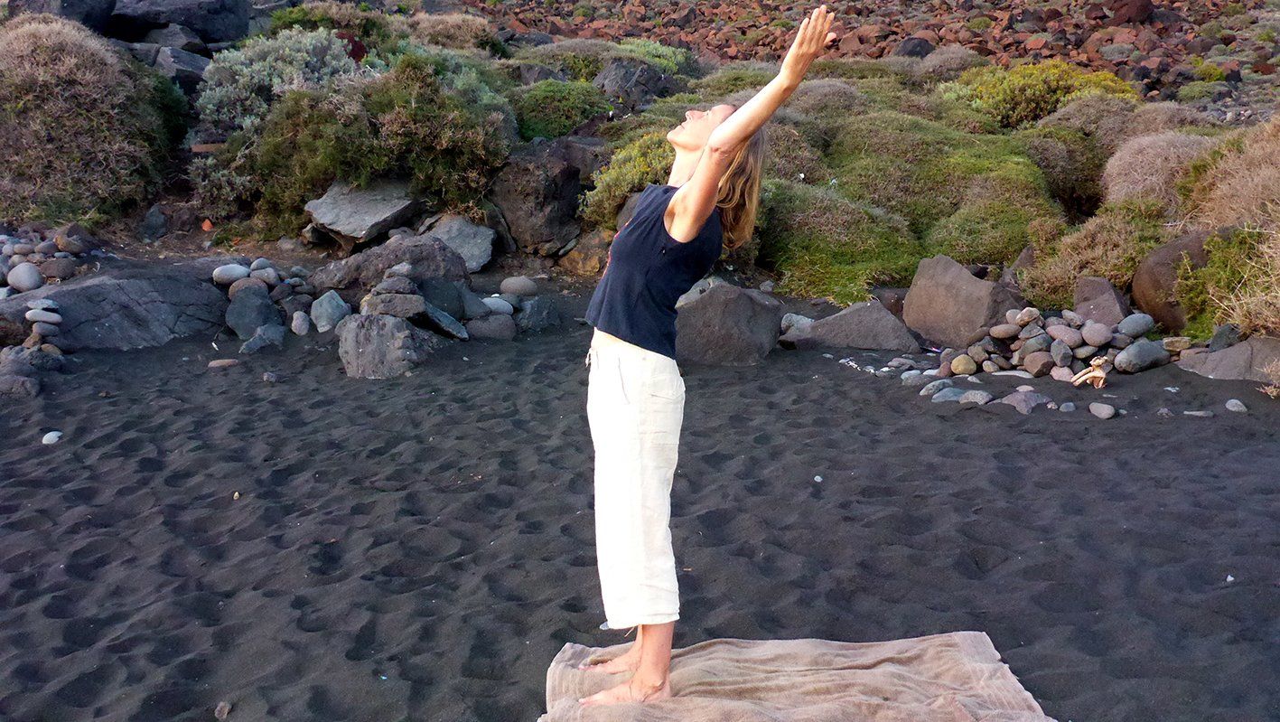 Yoga mehrsprachig in deutsch, englisch und spanisch