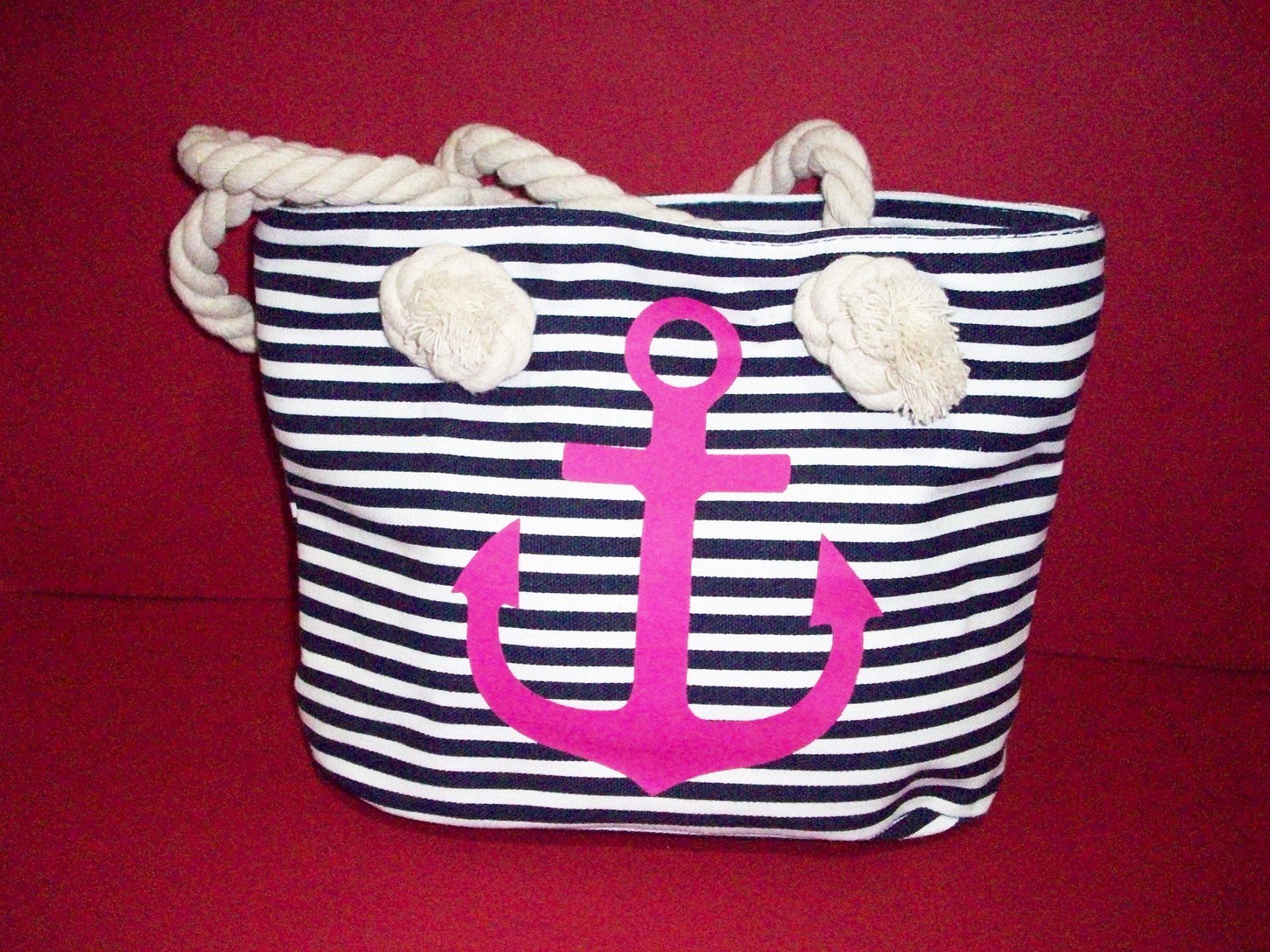 Maritimes Grosse Shopper Tasche mit Ankermotiv