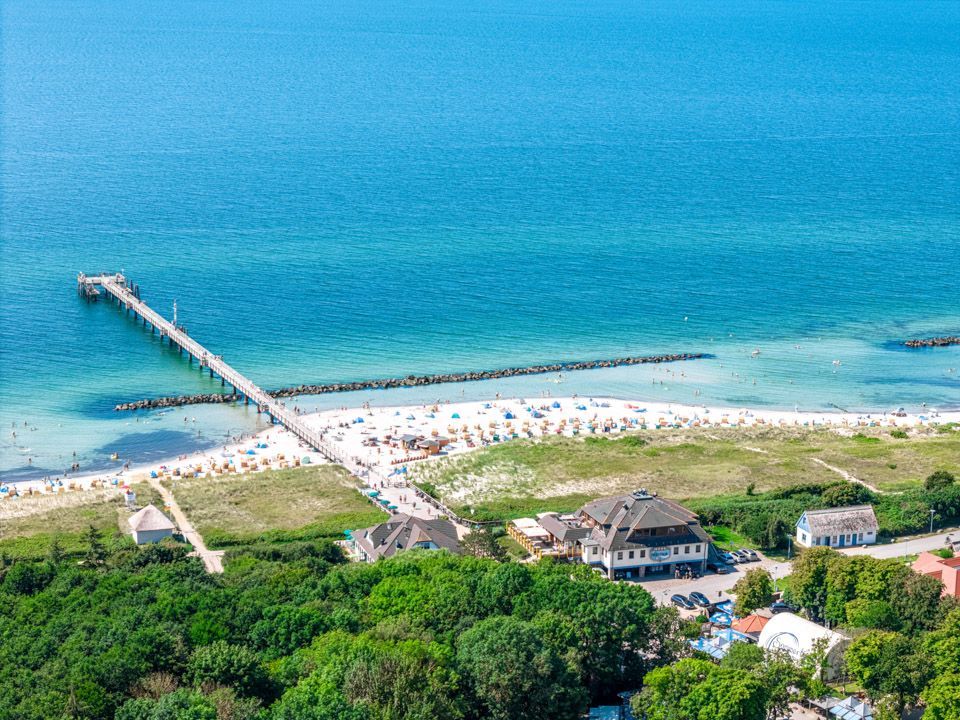 Luftbildfotografie von Strand aus der Luft mit Drohne