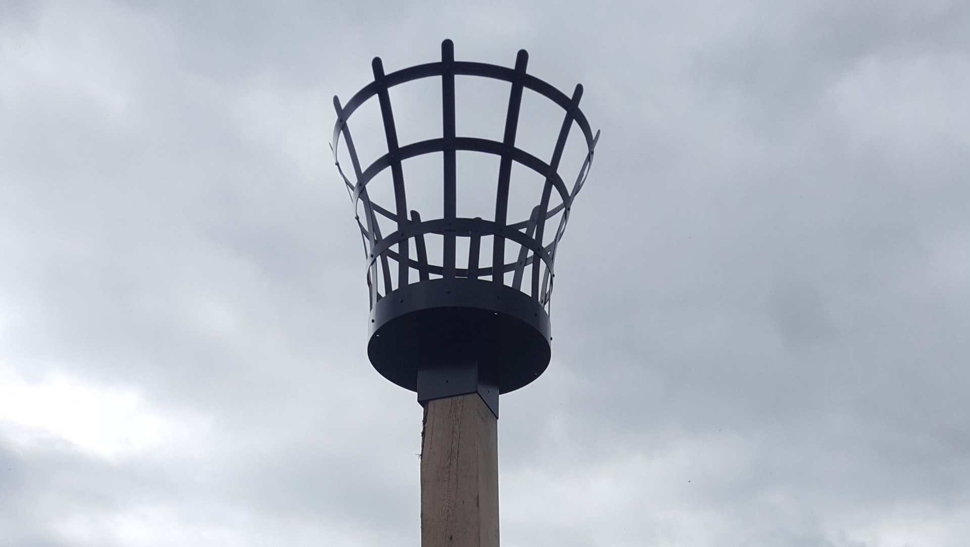 Fire Basket - Long Melford village fire basket beacon made for long melford green