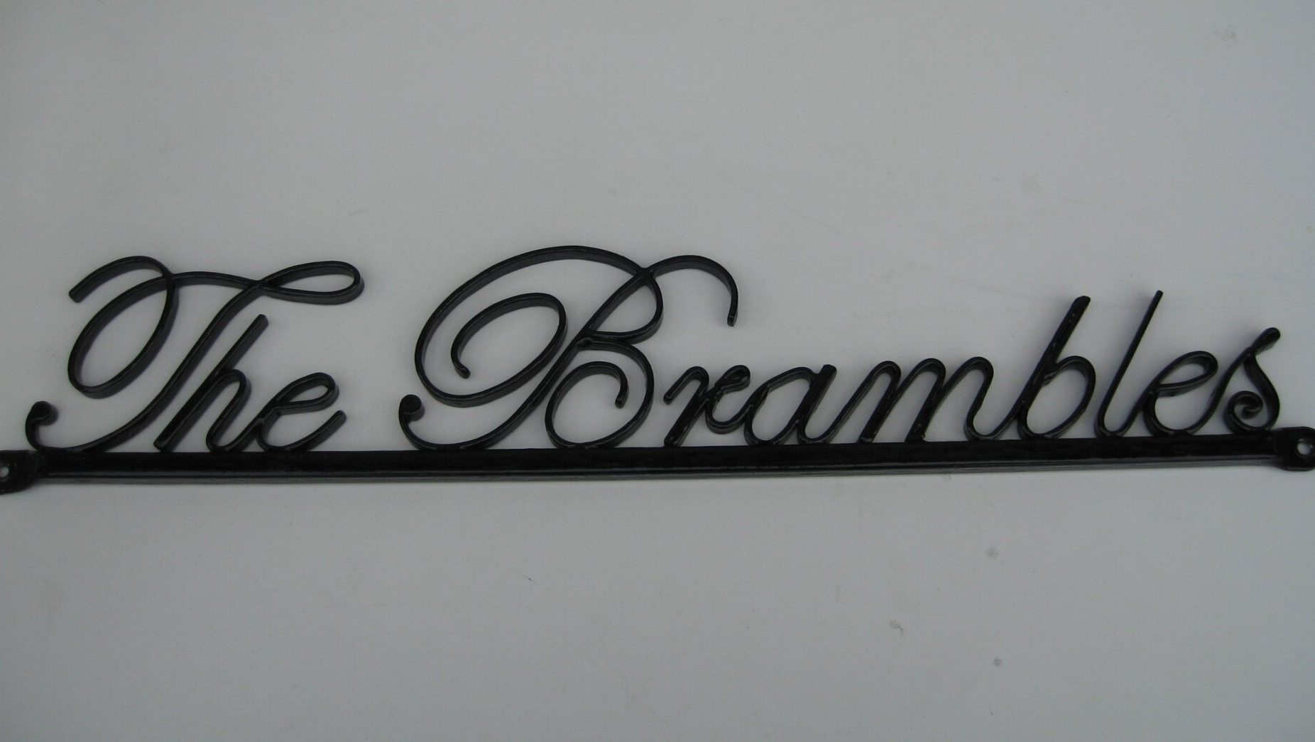 Bespoke House Name Bespoke House Name scroll script style text