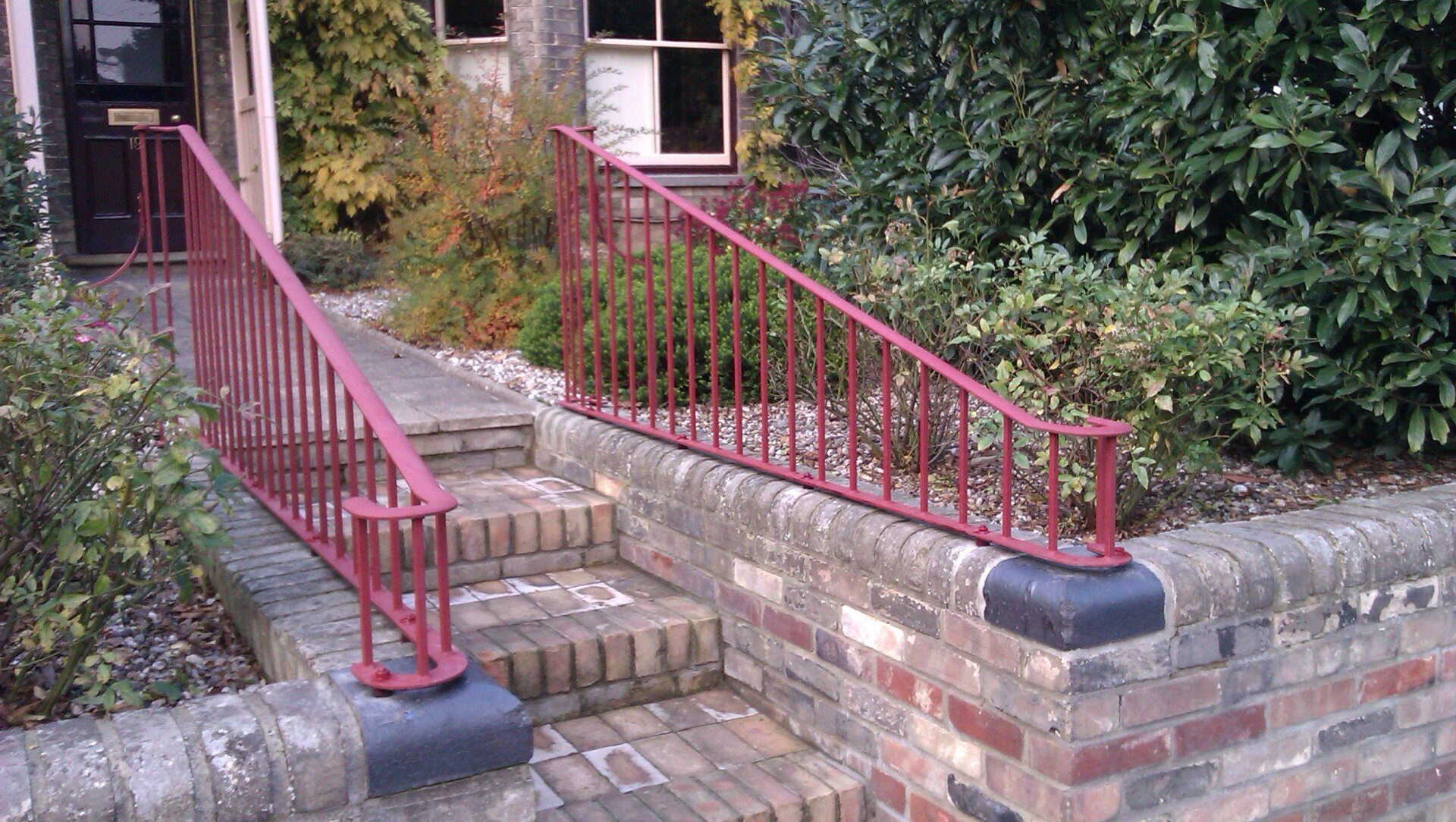 Wall Top Handrails Angled Wall Top Handrails