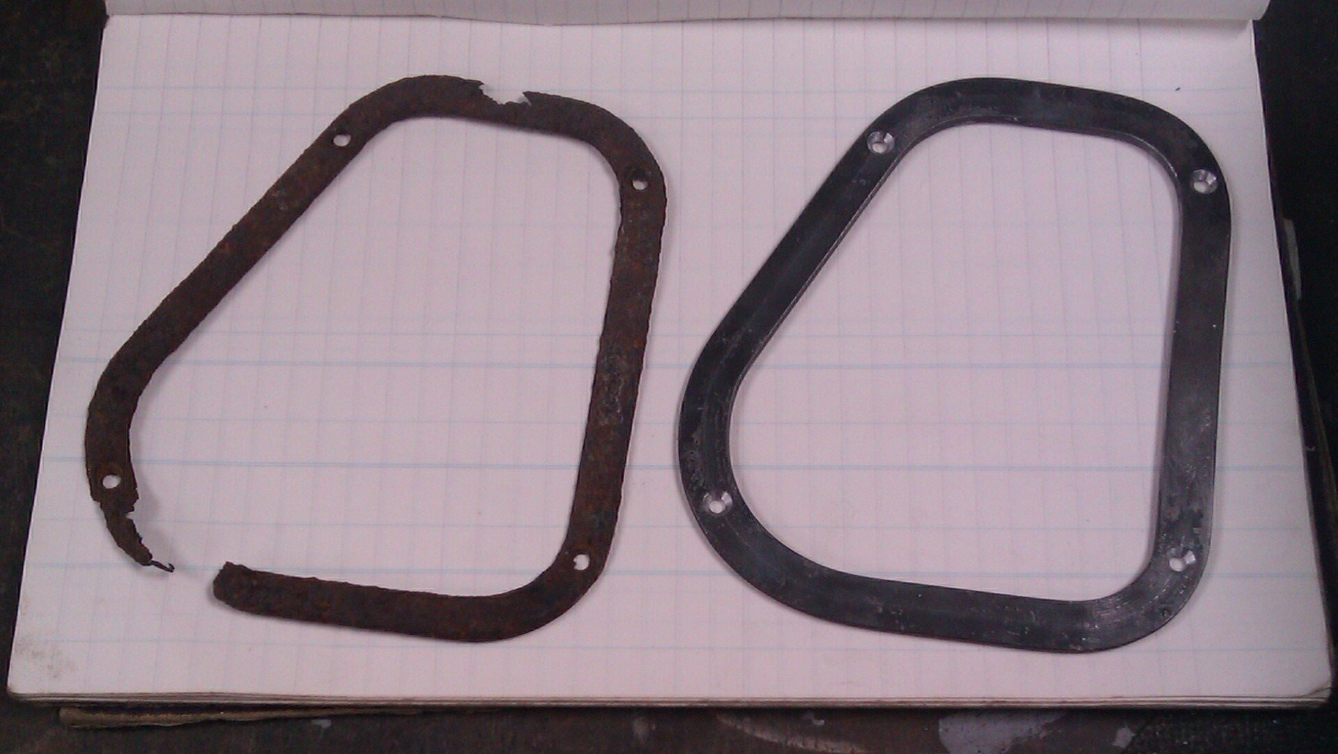 Vintage Gear Lever Boot Ring Vintage Gear Lever Boot Ring old original and newly made replacement
