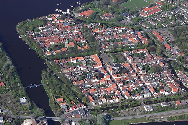 Luftansicht von Friedrichstadt