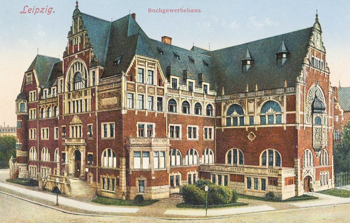 Das Buchgewerbehaus 1900 in Leipzig