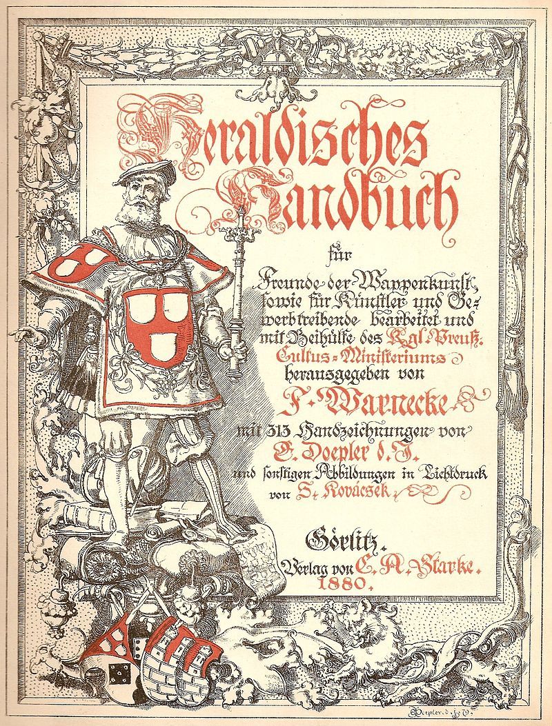 Cover eines Heraldisches Handbuch