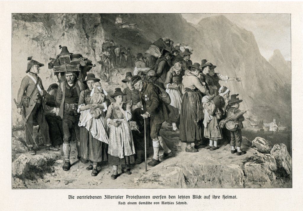 Mathias Schmid: Der Auszug der Protestanten