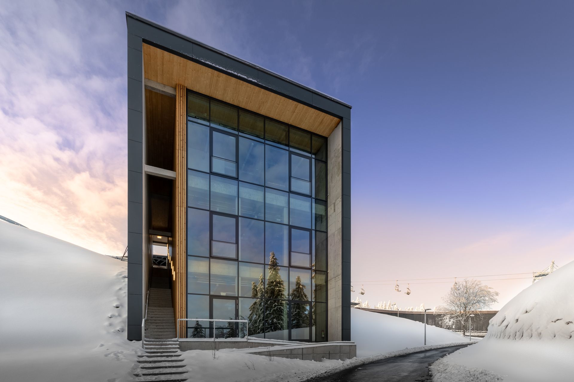 Architekturfotografie TSF Erfurt - Start Jugend, Rennrodelbahn Oberhof