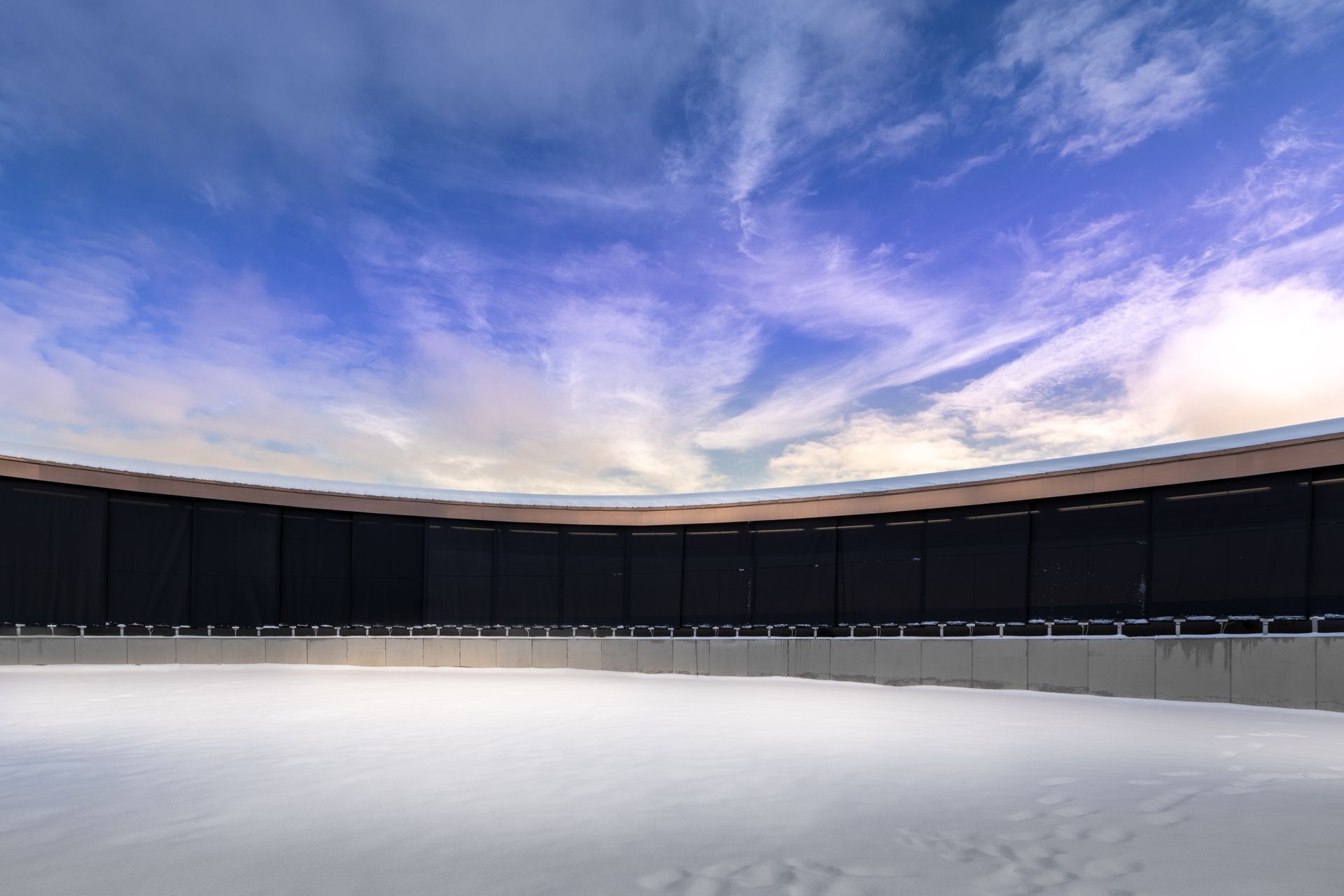 Architekturfotografie TSF Erfurt - Kreisel, Rennrodelbahn Oberhof