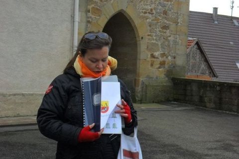 Gästeführerin Stadtführerin Weinerlebnisführerin Katrin Held Hippolytkirche Ottmarsheim Württemberg Besigheim